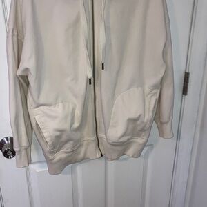 American Eagle Outfitters Cream Hoodie